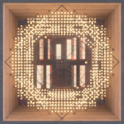 Blueprint of Contained Lives - a Digital Art Artowrk by Xinyun  Li